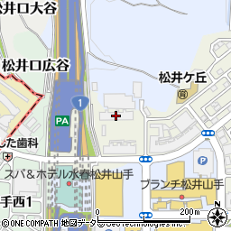 京阪東ローズタウンファインパークＢ棟周辺の地図