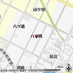 愛知県西尾市吉良町木田八ツ縄周辺の地図