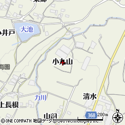 愛知県蒲郡市豊岡町小丸山周辺の地図