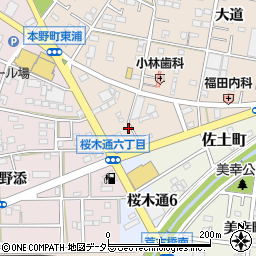 愛知県豊川市三蔵子町一里塚周辺の地図