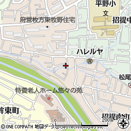 大阪府枚方市東牧野町4-6周辺の地図