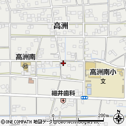 静岡県藤枝市高洲46-7周辺の地図