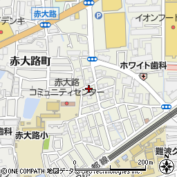 大阪府高槻市富田丘町21周辺の地図