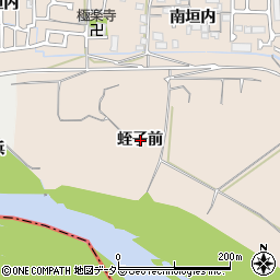 京都府城陽市富野蛭子前周辺の地図