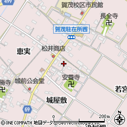 愛知県豊橋市賀茂町代官屋敷46周辺の地図