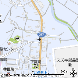 静岡県浜松市浜名区引佐町井伊谷593-1周辺の地図