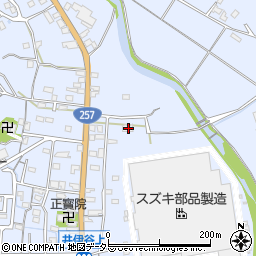 静岡県浜松市浜名区引佐町井伊谷412-1周辺の地図