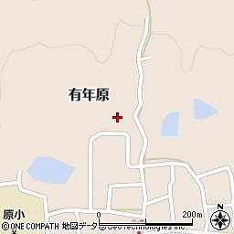 兵庫県赤穂市有年原829周辺の地図