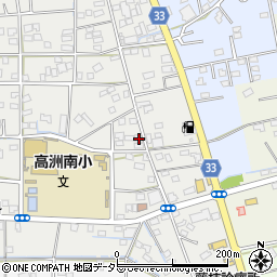 静岡県藤枝市高洲25-5周辺の地図