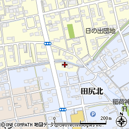 静岡県焼津市下小田517周辺の地図