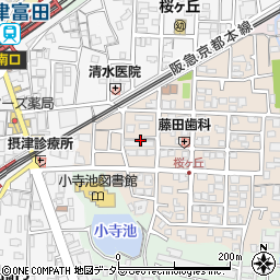 大阪府高槻市桜ケ丘南町5周辺の地図