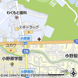 吉野家１７１号線箕面小野原店周辺の地図