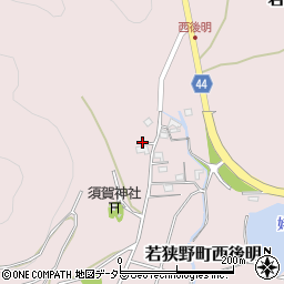 兵庫県相生市若狭野町西後明126周辺の地図