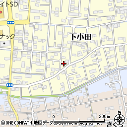 静岡県焼津市下小田595-25周辺の地図