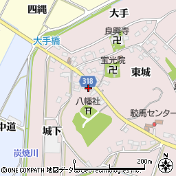 愛知県西尾市吉良町駮馬城山28周辺の地図