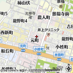 兵庫県姫路市元町104周辺の地図