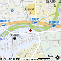 大阪府茨木市宿川原町4周辺の地図