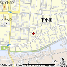 静岡県焼津市下小田591周辺の地図