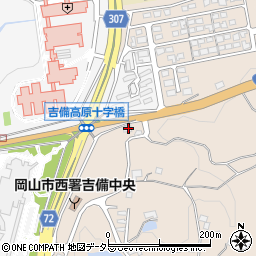 岡山県加賀郡吉備中央町竹部2124周辺の地図