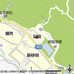 愛知県豊川市御津町金野足見周辺の地図