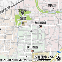 大阪府高槻市登美の里町周辺の地図