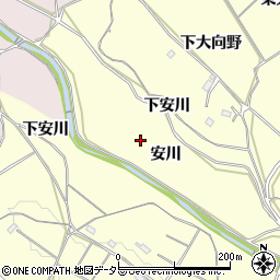 愛知県豊橋市石巻平野町安川周辺の地図