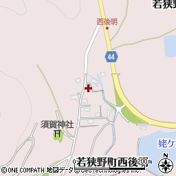 兵庫県相生市若狭野町西後明143周辺の地図