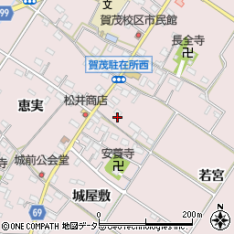 愛知県豊橋市賀茂町代官屋敷45周辺の地図