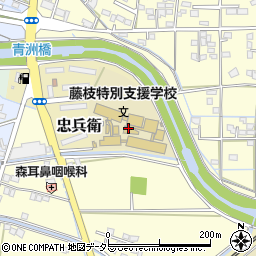 静岡県藤枝市前島周辺の地図