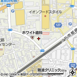 大阪府高槻市富田丘町5周辺の地図