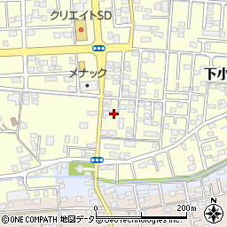 静岡県焼津市下小田636周辺の地図