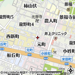 兵庫県姫路市元町107周辺の地図