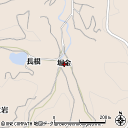 愛知県額田郡幸田町桐山堀金周辺の地図
