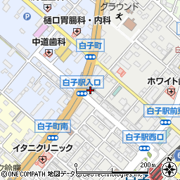 北伊勢上野信用金庫白子支店周辺の地図