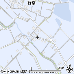 兵庫県加古川市志方町行常71周辺の地図