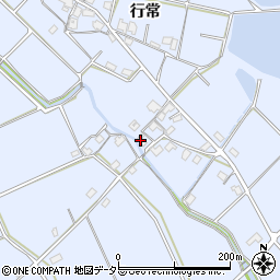 兵庫県加古川市志方町行常66-1周辺の地図
