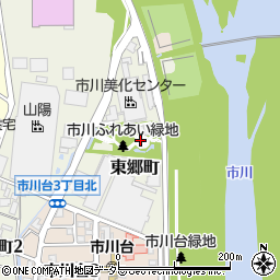 兵庫県姫路市東郷町周辺の地図