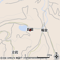愛知県額田郡幸田町桐山長根周辺の地図