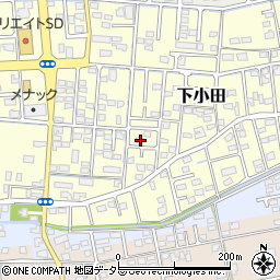 静岡県焼津市下小田591-23周辺の地図