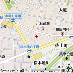 豊川運輸倉庫周辺の地図