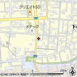 静岡県焼津市下小田637周辺の地図