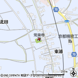 常楽寺周辺の地図