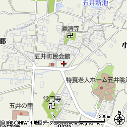 愛知県蒲郡市五井町中郷周辺の地図