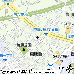 愛知県豊川市東曙町234周辺の地図