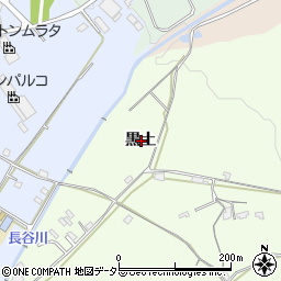 京都府城陽市中黒土周辺の地図