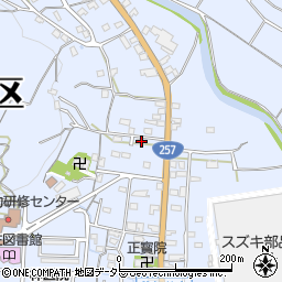 静岡県浜松市浜名区引佐町井伊谷596-3周辺の地図