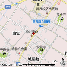 愛知県豊橋市賀茂町代官屋敷33周辺の地図