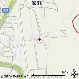 静岡県磐田市家田293周辺の地図