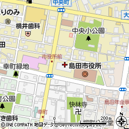 島田市役所地域生活部　市民課・窓口・記録担当周辺の地図