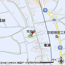 京都府城陽市観音堂西畑周辺の地図